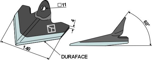 Jointer 140mm - DURAFACE