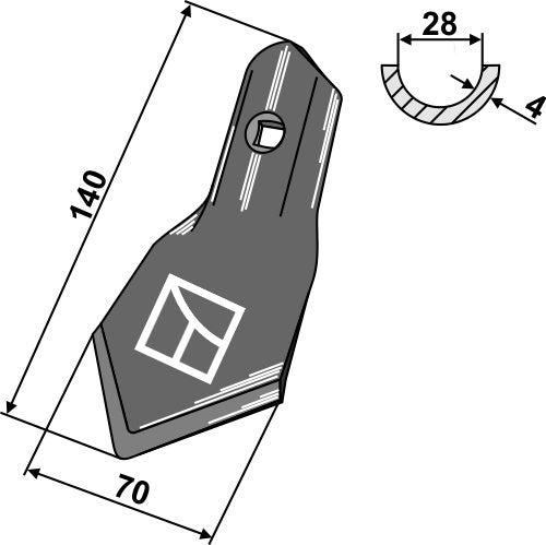 Standard share K46 70mm