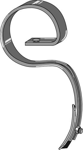 Harrow tine with share ''Agrilla cobra''