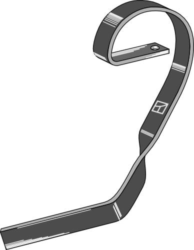 Brake tine, left