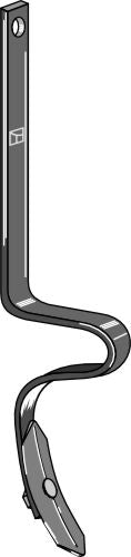 Track eradicator tine with share