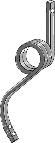 Track eradicator tine
