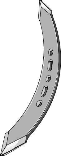 Twisted stubble point - right model