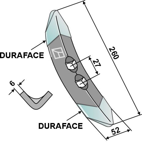 Share 260mm - DURAFACE