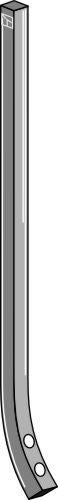 Track eradicator tine