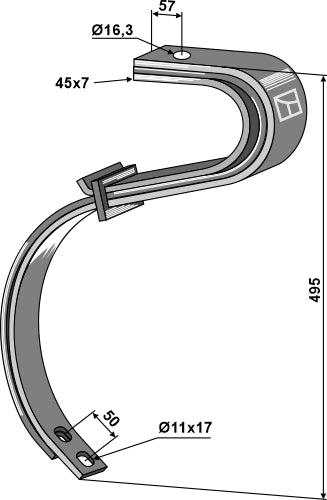 Tine - 2 1/2 Layer