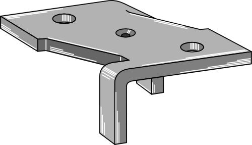 Clamp for 4 1/2 layer cultivator tine