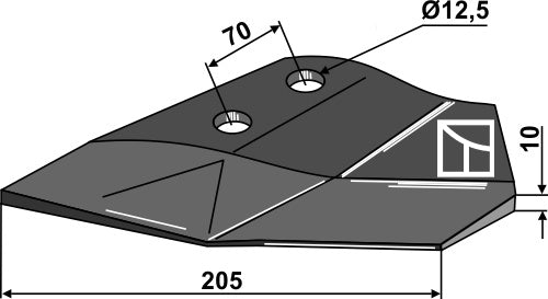 Replacement wings - left