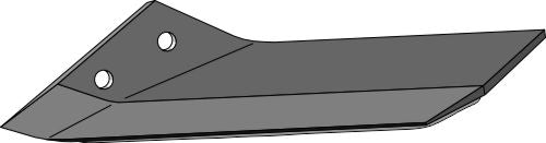 Replacement wing hard metal faced - left