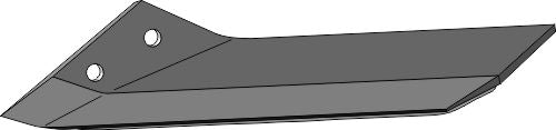 Replacement wing hard metal faced - left