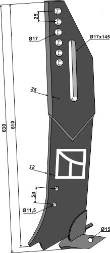 Subsoiling shank LD