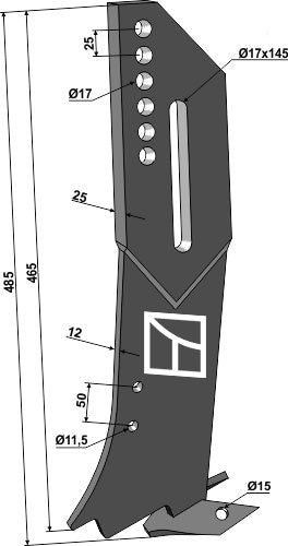 Subsoiling shank LD