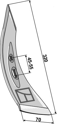 Twisted stubble point
