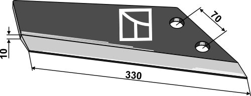 Replacement wings - typ Becker - conventional model, right
