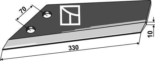 Replacement wings - typ Becker - conventional model, left