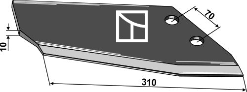 Replacement wings - typ Becker - reinforced model, right