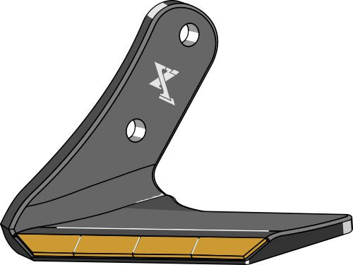 Replacement wing Hard metal - left