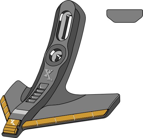 Sweep 220mm - Hard metal