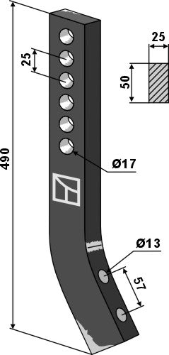 Subsoiling shank