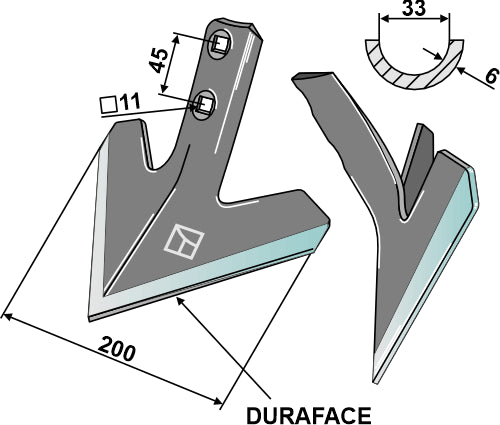 Sweep 200mm - DURAFACE