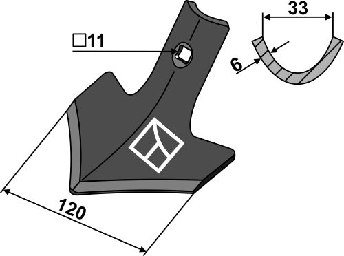 Sweep 120mm