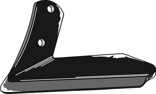 Stubble share 235mm - left