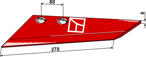 Replacement wing - left model