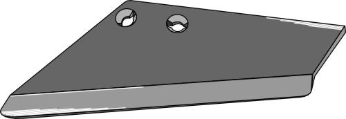 Replacement wings for stubble share, left