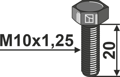 Bolt - M10x1,25