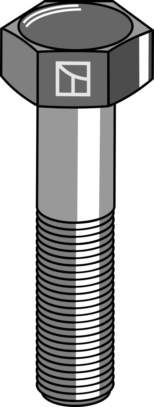 Hexagon bolt M14x2x50 without nut