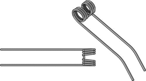 Hay rake tine Ø9