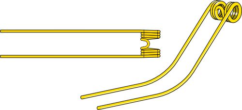 Hay rake tine Ø9