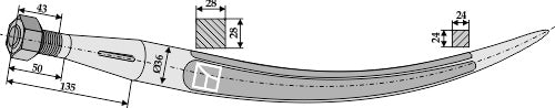 Bale grab claws 810mm