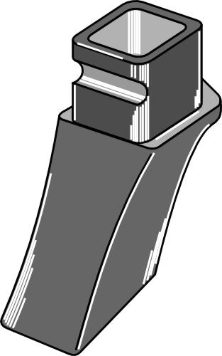 Straight attachment