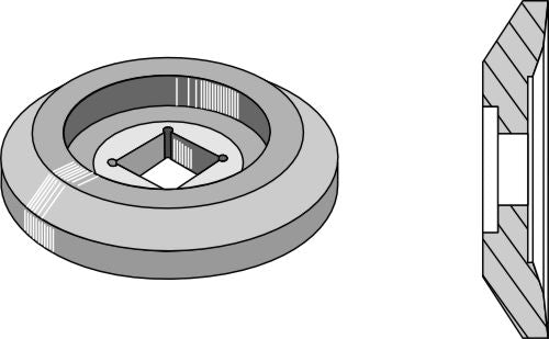 Flange extern Ø154