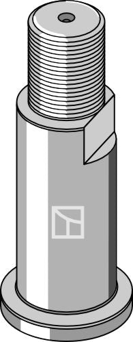 Pin M24x1,5 - right thread
