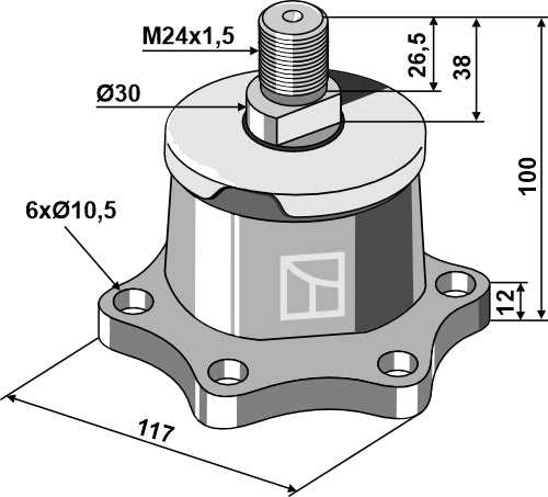Bearing - left thread