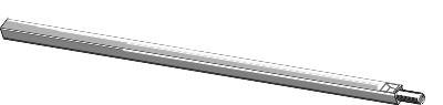 Square shaft 26x26 - 2200 - M24x2