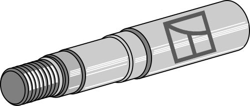 Bearing shaft 178mm