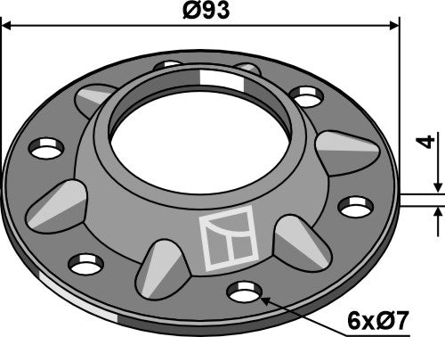 Bearing flange