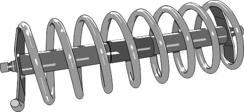 Spiral roller 2100 - right model