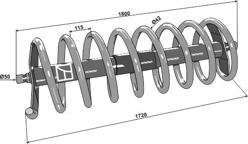 Spiral roller 2700 - right model