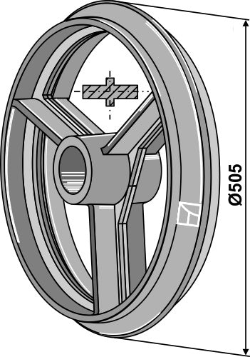Cambridge roll ring - Ø505mm