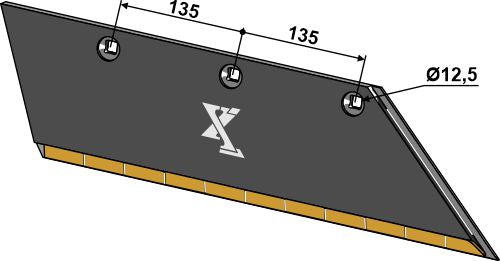 Share wing 15x150 SB56D R - right - Hard metal