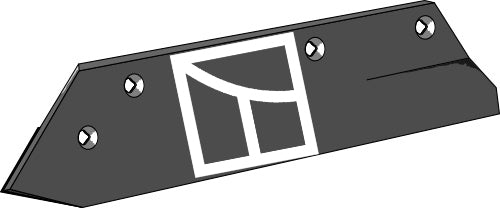 Stone share - hard metal faced-back side - left