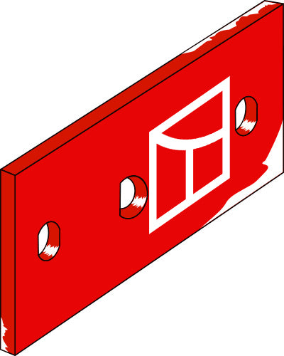 Middle plate - right