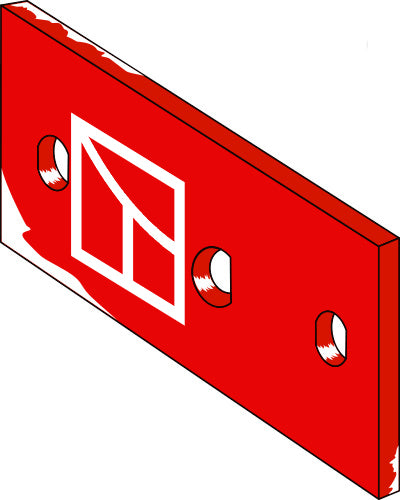 Middle plate - left