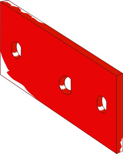 Middle plate - left