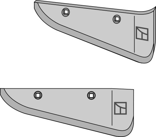 Beet lifter share, right model