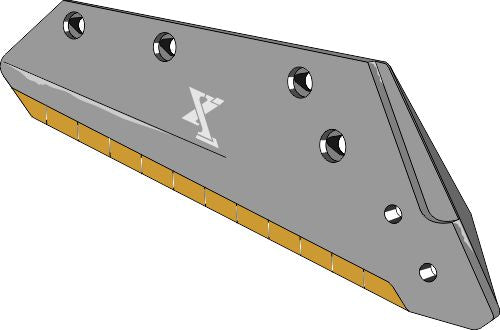 Reversible point share - 16'' - right - Hard metal